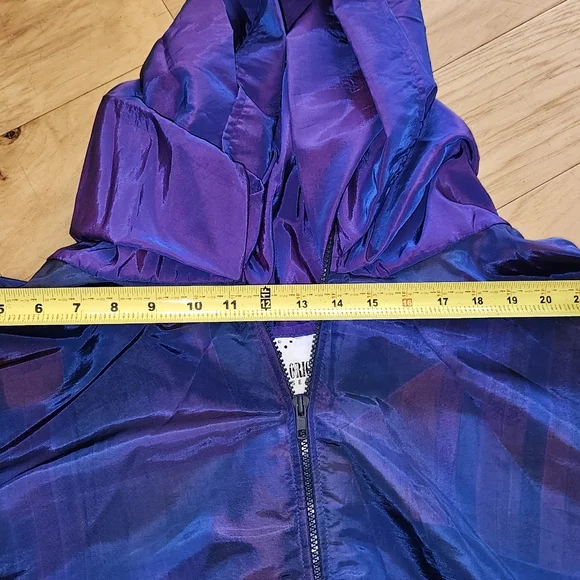 Vintage Purple Windbreaker Jacket - Picture 7 of 8